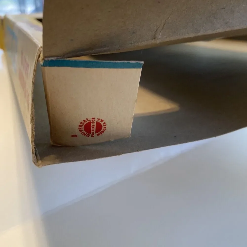 Vintage Holly Blinker Lites EMPTY BOX ONLY Very Colorful Large Letterpress USA